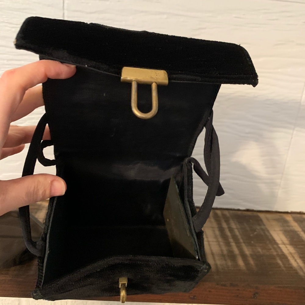 Vintage velvet purse.